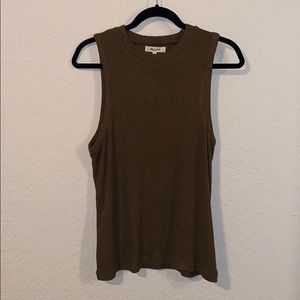 High Neck Sleeveless Sweater